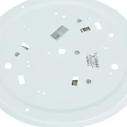 Deckenleuchte Wohnzimmer Rund Braun Holz 3-flmg