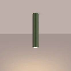 Deckenspot Aufputz GU10 Ø 6,5 cm H: 40 cm schmal Grün