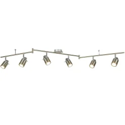 Deckenspot Badezimmer IP44 verstellbar 6-flammig GU10