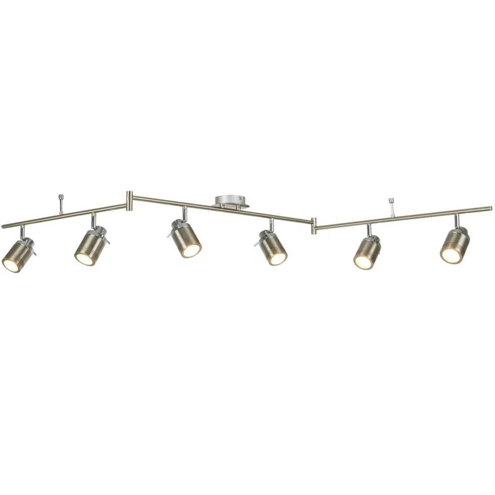 Deckenspot Badezimmer IP44 verstellbar 6-flammig GU10