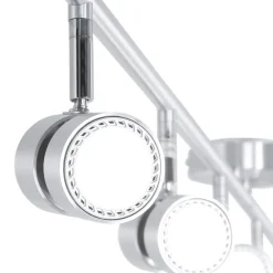 Deckenspot beweglich Metall 134 cm inkl. GU10 6-flmg