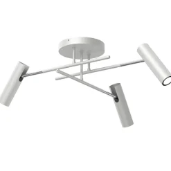 Deckenspot flexibel Grau Chrom GU10 B:89 cm stilvoll