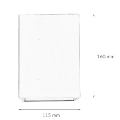 Deckenspot GU10 Weiß Metall eckig 11,5 cm breit DOWNLIGHT