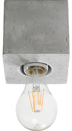 Deckenspot LABERIA Beton 10x10x10 cm Würfel klein für