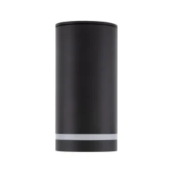 Deckenspot Metall Ø 5,5 cm H: 11 cm klein rund Schwarz GU10