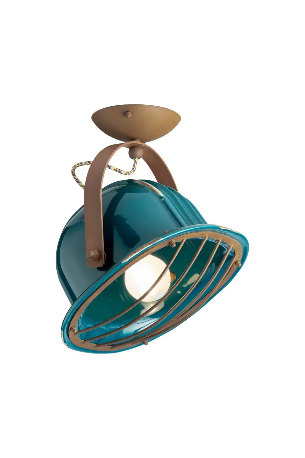 Deckenspot Metall Keramik verstellbar rund Ø 27 cm E27