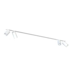 Deckenspot Weiß Einbau 118 cm lang 4-flammig Weiß GU10