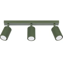Deckenstrahler 3-flammig GU10 B: 45 cm Grün aus Aluminium