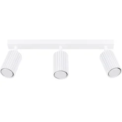 Deckenstrahler 3-flammig Weiß GU10 B: 45 cm klein Aluminium