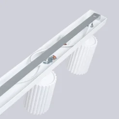 Deckenstrahler 3-flammig Weiß GU10 B: 45 cm klein Aluminium