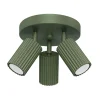 Deckenstrahler Modern rund Ø 19,5 cm klein Grün 3x GU10