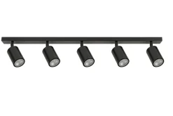 Deckenstrahler Schwarz Metall GU10 L:80 cm verstellbar