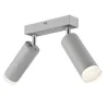 Deckenstrahler Spot Silber Modern Aluminium Lampe