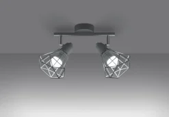 Deckenstrahler Weiß 31 cm lang verstellbar E27 Metall