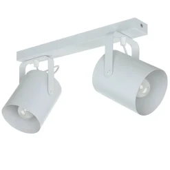 Deckenstrahler Weiß 2 flmg E27