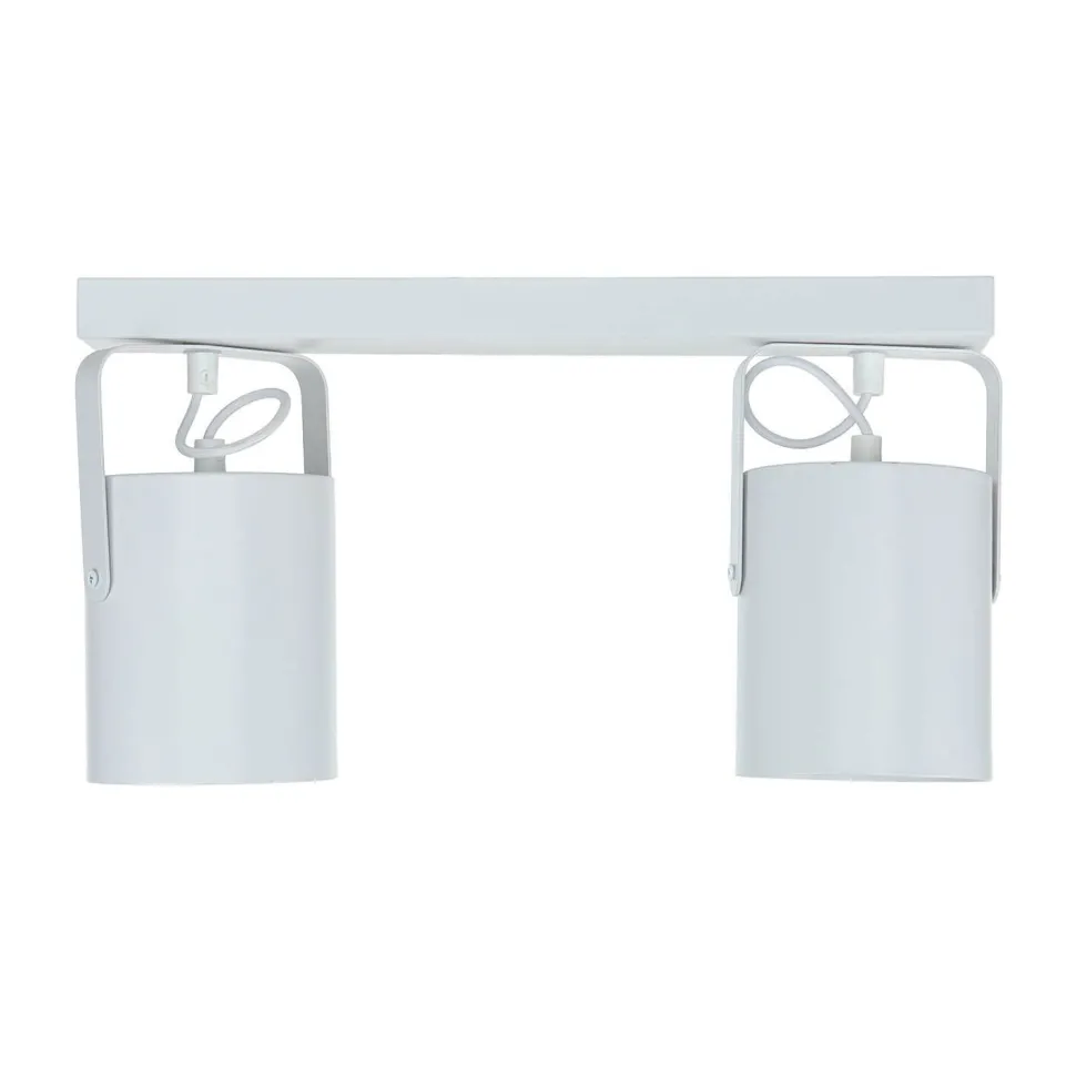 Deckenstrahler Weiß 2 flmg E27