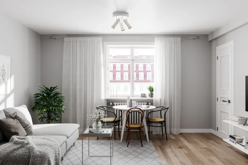 Deckenstrahler Weiß Gold B: 30 cm klein 3-flammig GU10