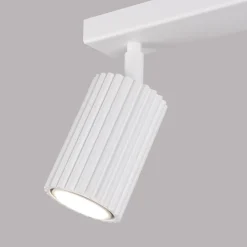 Deckenstrahler Weiß GU10 2-flammig B: 30 cm klein Modern