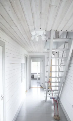 Deckenstrahler Weiß GU10 4-flammig klein Ø 30 cm