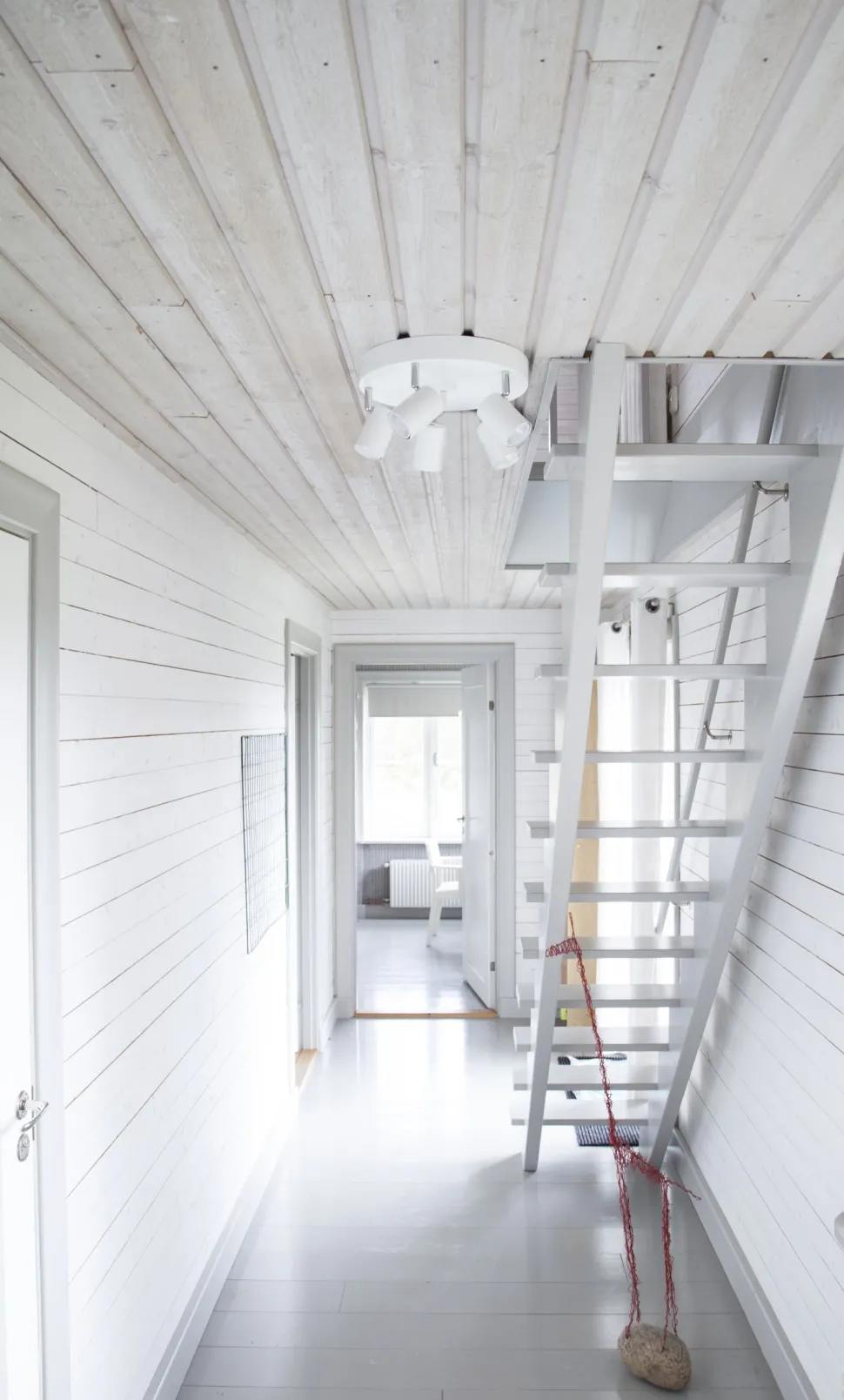 Deckenstrahler Weiß GU10 4-flammig klein Ø 30 cm