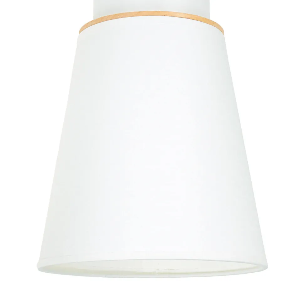 Deckenstrahler Weiß Holz 4-flmg Modern Lampe