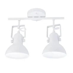 Deckenstrahler Weiß Retro Design E14 Wohnzimmer