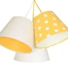 Dekorative Hängeleuchte Weiß Gelb Kinder Mädchen