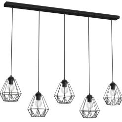 Dekorative Pendelleuchte ARIYAN Retro länglich