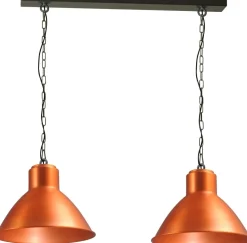 Design Pendelleuchte Kupfer 2xE27 Ø45cm Handarbeit
