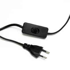 Design Tischleuchte Treibholz Stoff dekorativ Wohnzimmer