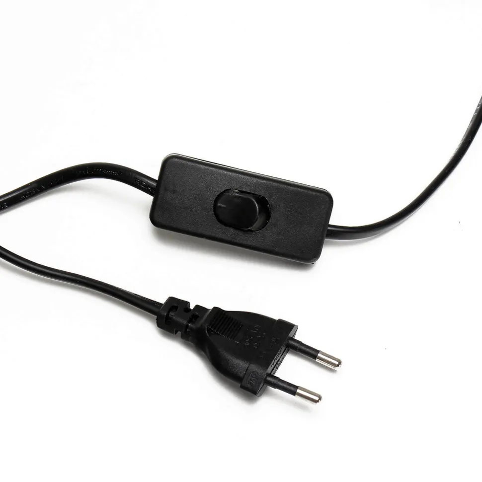 Design Tischleuchte Treibholz Stoff dekorativ Wohnzimmer