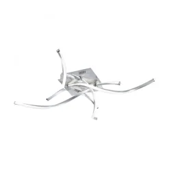 Dimmbare LED Deckenlampe in Stahl L:78 cm 27 W 2400 lm