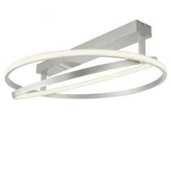 Dimmbare LED Deckenleuchte Metall Ø59 cm Fernbedienung