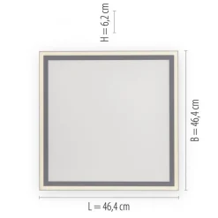 Dimmbare LED Deckenleuchte Fernbedienung 2700-5000 K