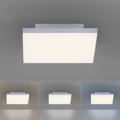 Dimmbare LED Deckenleuchte Fernbedienung Weiß Memory