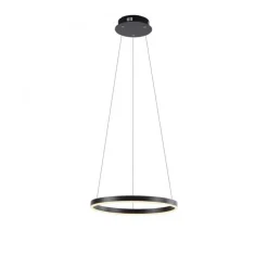 Dimmbare LED Hängelampe Anthrazit Metall Ø39,3 cm 20 W