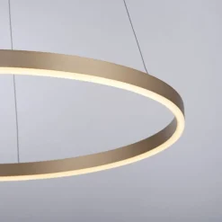 Dimmbare LED Pendelleuchte Ø58,5 cm 3000 K in Messing