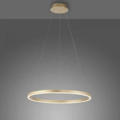Dimmbare LED Pendelleuchte Ø58,5 cm 3000 K in Messing