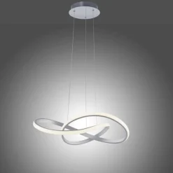 Dimmbare LED Pendelleuchte in Aluminium 3000 K L:57 cm