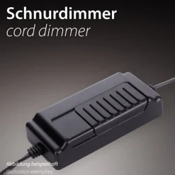 Dimmbare LED Tischlampe in Chrom 38,5 cm 1375 lm 11 W