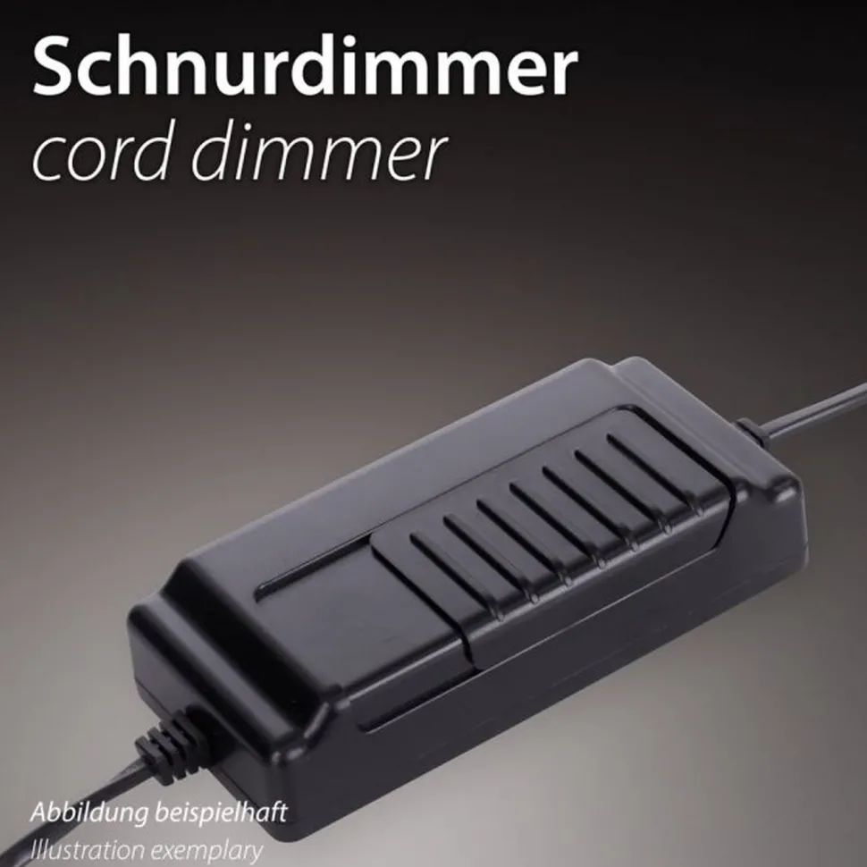 Dimmbare LED Tischlampe in Chrom 38,5 cm 1375 lm 11 W