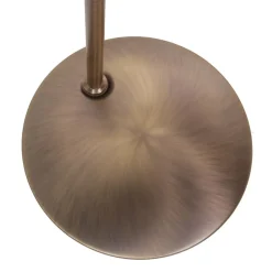 Dimmbarer LED Deckenfluter mit Lesearm in Bronze 185 cm