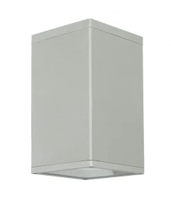 Eckige Deckenleuchte außen IP54 Aluminium E27