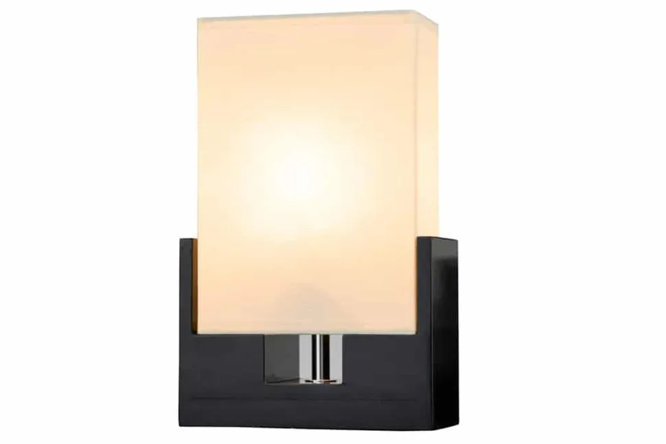 Edle Tischlampe Papier Bauhaus eckig 25cm