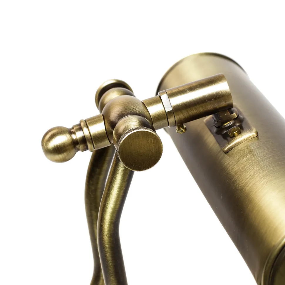 Edle Tischleuchte aus Echt-Messing Premium