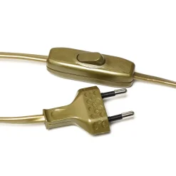 Edle Tischleuchte aus Echt-Messing Premium