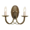 Edle Wandleuchte GOTICA 5 Gold Kerzenform Lampe