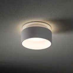 Einbauleuchte Weiß Aluminium GU10 Ø8 cm rund Aufputz