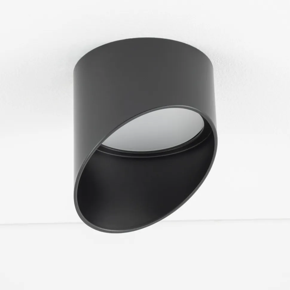 Einbaustrahler Decke Schwarz GX53 Aluminium Unterputz