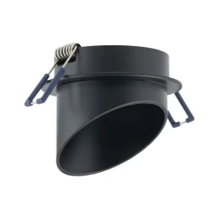 Einbaustrahler Schwarz GU10 Aluminium Ø 7,5 cm punktuell